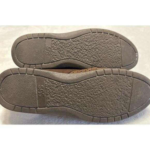 SAS Shoes Free Time Mens 9 D Brown Leather Suede Cushioned Replacement Insole - Picture 7 of 9
